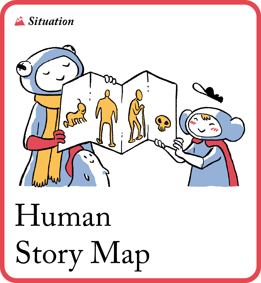 Human story map.