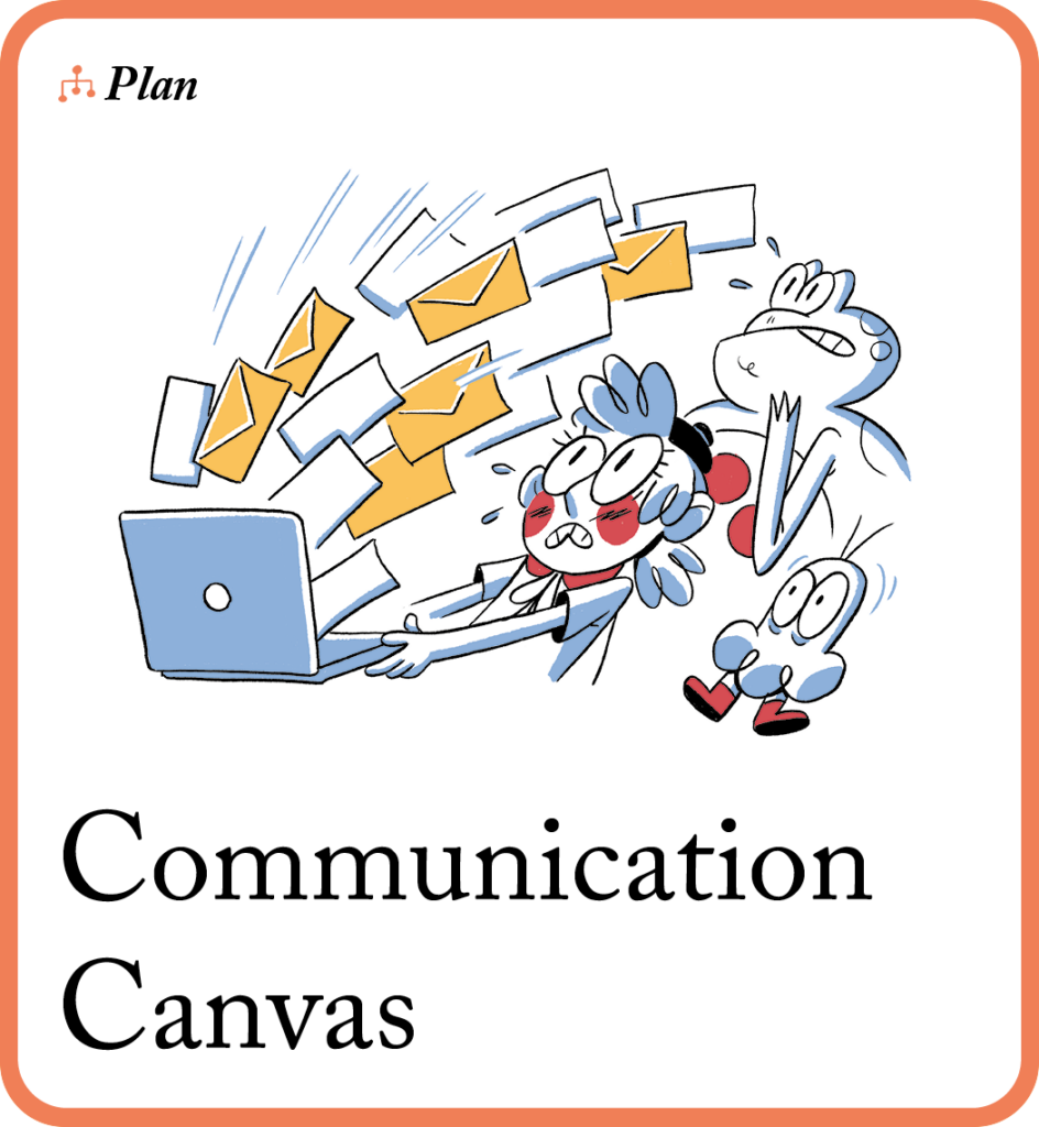 A title card for the 'Communication Canvas' tactic